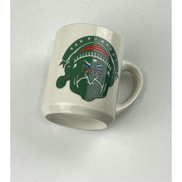 Dennys Restaurant Heat Changing BAH HUMBUG Scrooge Heat Active Coffee Cup Mug DR - Picture 3 of 6